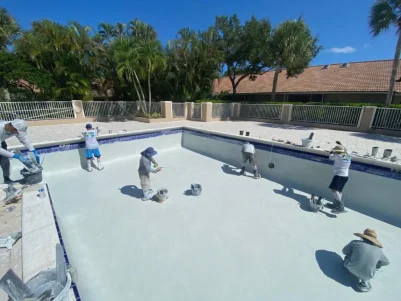 THE POOL BUILDING PROCESS